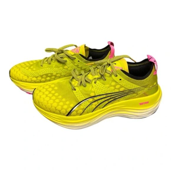 ForeverRun NITRO™ running shoes women's size US 7 neon yellow - Picture 3 of 11